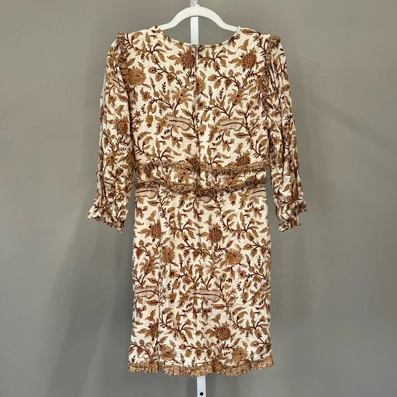 Cleobella Victoria Mini Dress / Tan / Size XL - Picture 8 of 11